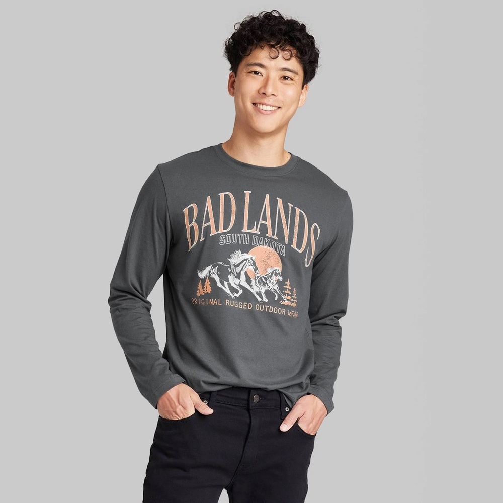 Original Use Gray Long Sleeve Tee